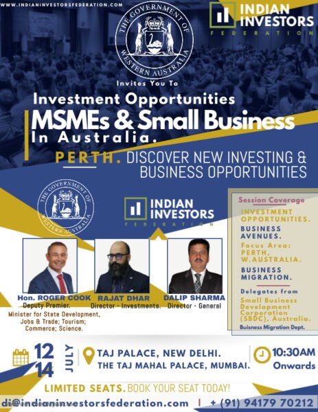 Investment Opportunities MSME and Small Business in Australia